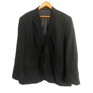 Lauren Ralph Lauren blazer sport coat men’s 50R black 100% wool classic career